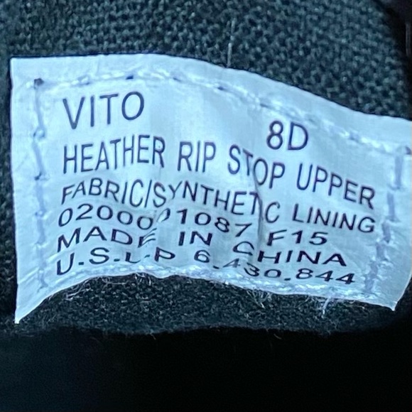 NEW! Polo Ralph Lauren Vito Leather Lace Canvas Shoes Size 8 - Picture 8 of 8